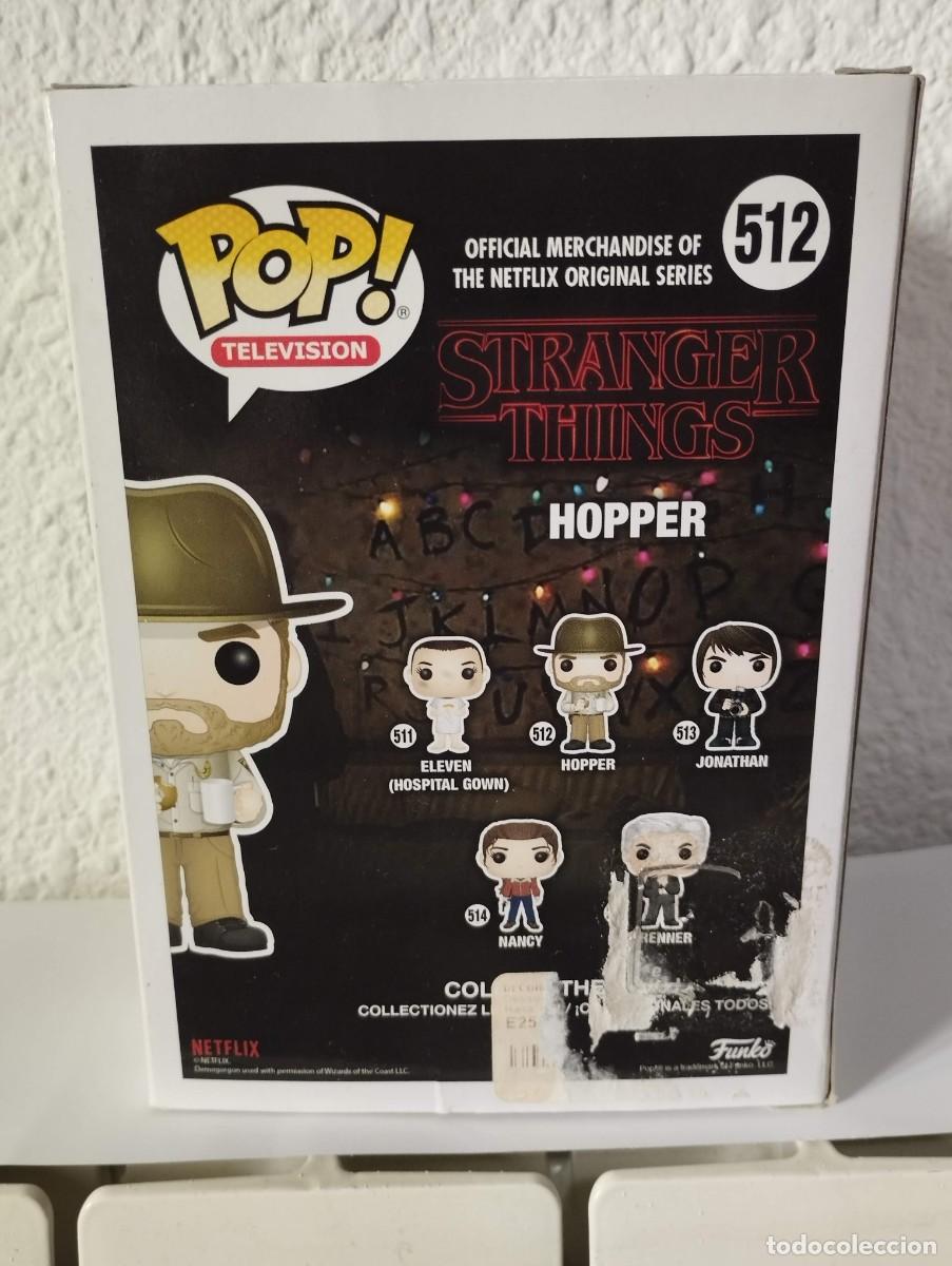 Funko Pop: FUNKO POP FIGURA DE VINILO - 512 HOPPER - STRANGER THINGS - Foto 4