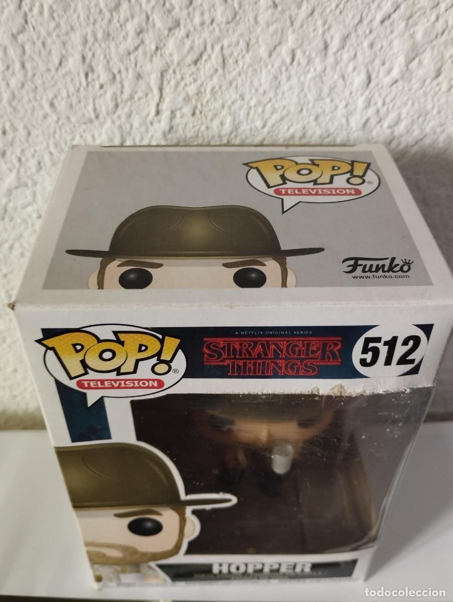 Funko Pop: FUNKO POP FIGURA DE VINILO - 512 HOPPER - STRANGER THINGS - Foto 6