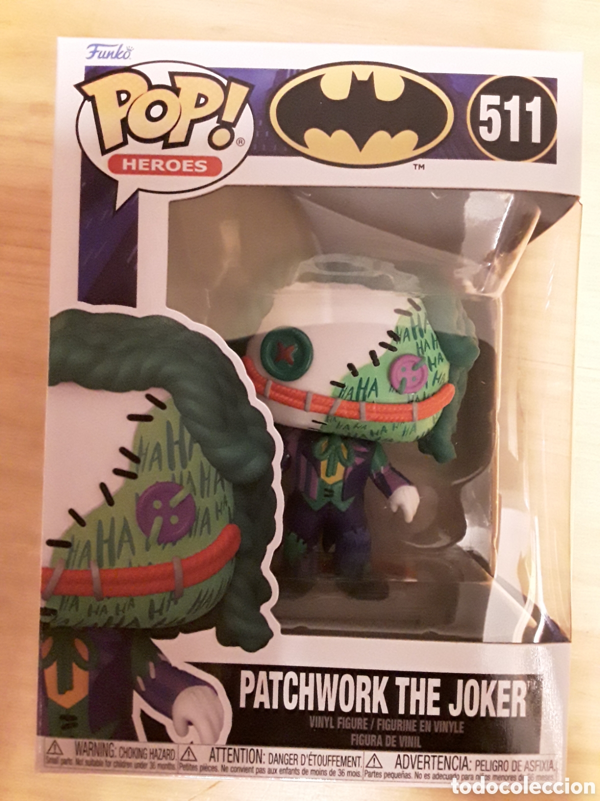 Funko Pop: Figura Joker Patchwork POP Funko 511 - Foto 1