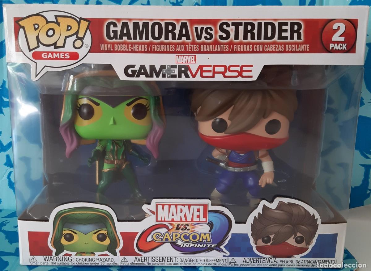 Funko Pop: Funko Gamora vs Strider Pop 2 Pack Games Marvel vs. Capcom - Foto 1