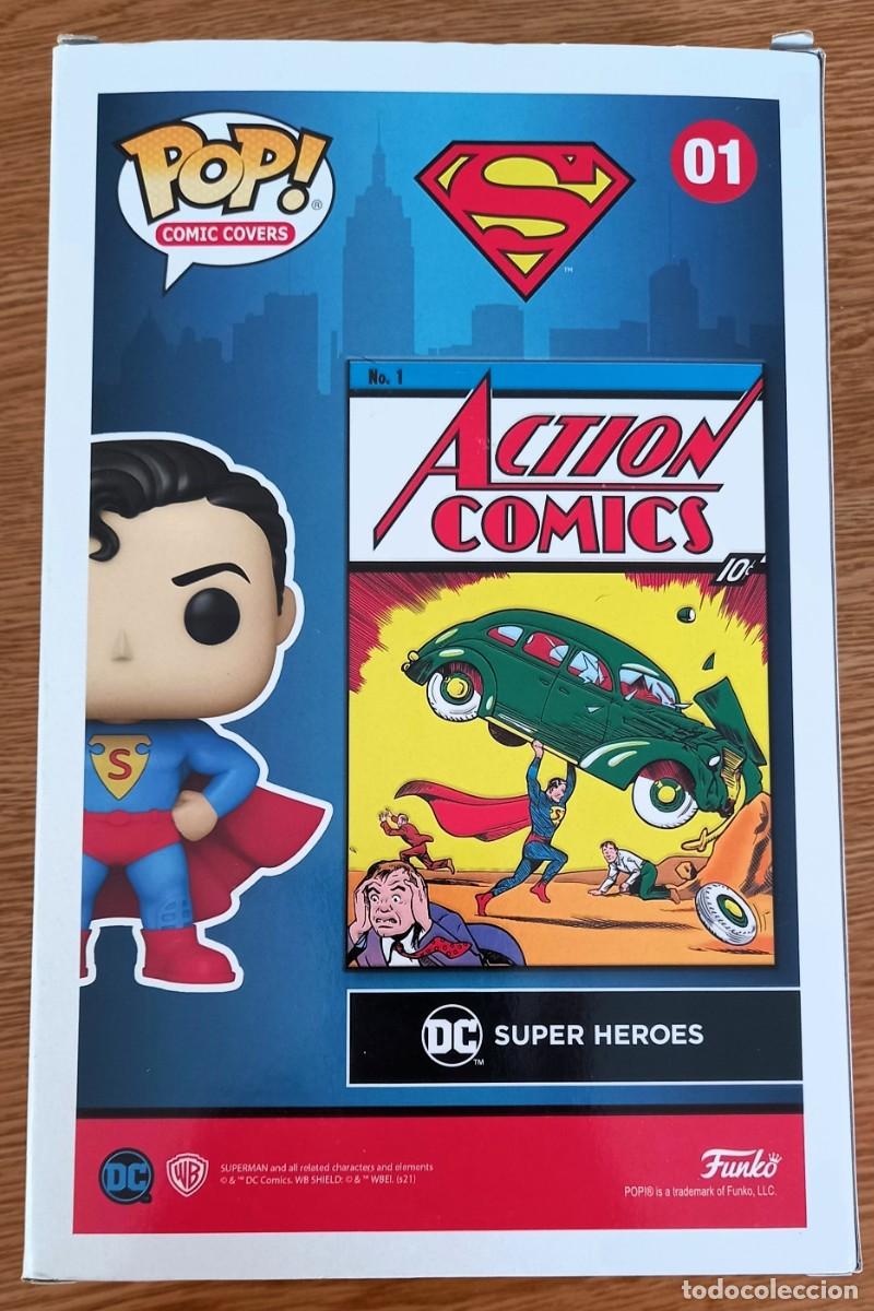 Funko Pop: Funko Superman 01 Pop Comic Covers Nuevo en Caja - Foto 2