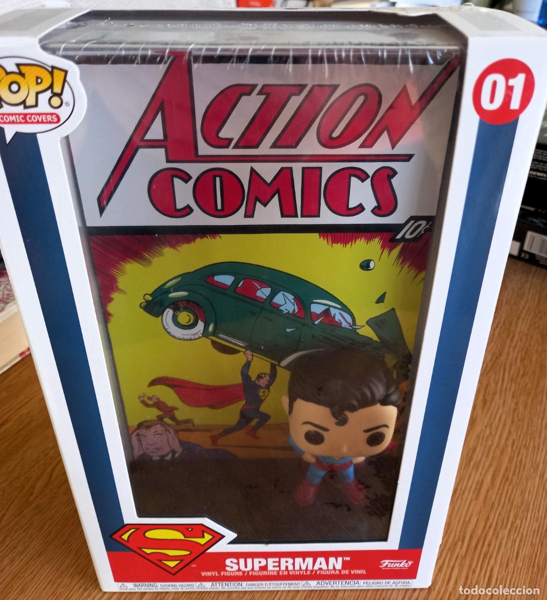 Funko Pop: Funko Superman 01 Pop Comic Covers Nuevo en Caja - Foto 3