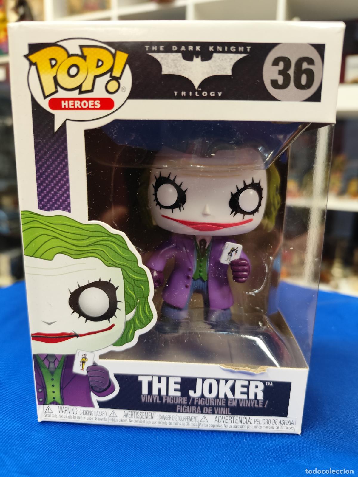 Funko Pop: FUNKO POP JOKER 36 BATMAN DARK KNIGHT TRILOGY - Foto 1