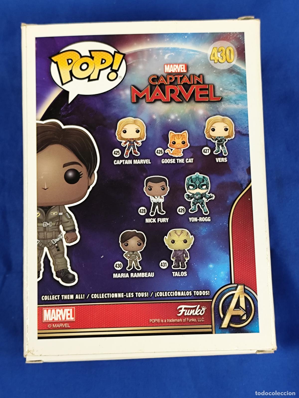 Funko Pop: FUNKO POP capitain marvel num 430 maria rambeau - Foto 2
