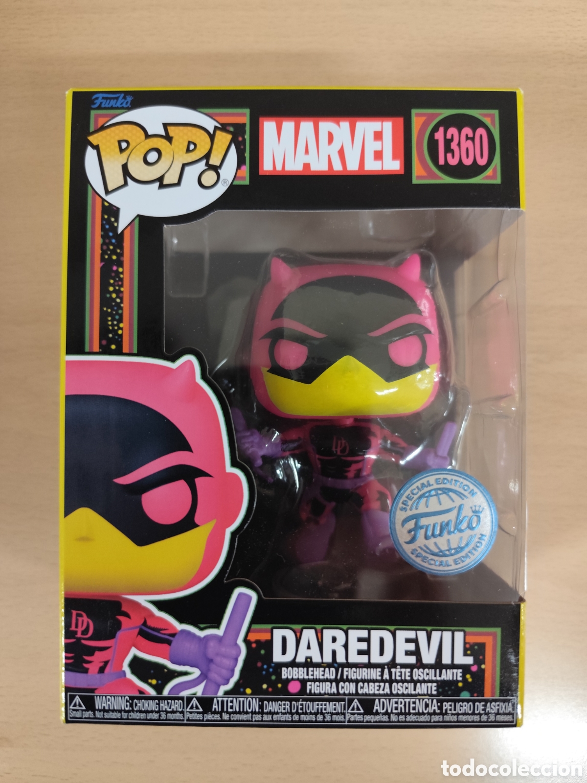 Funko Pop: FUNKO POP DAREDEVIL MARVEL EDICI&Oacute;N ESPECIAL NUEVO A ESTRENAR - Foto 1