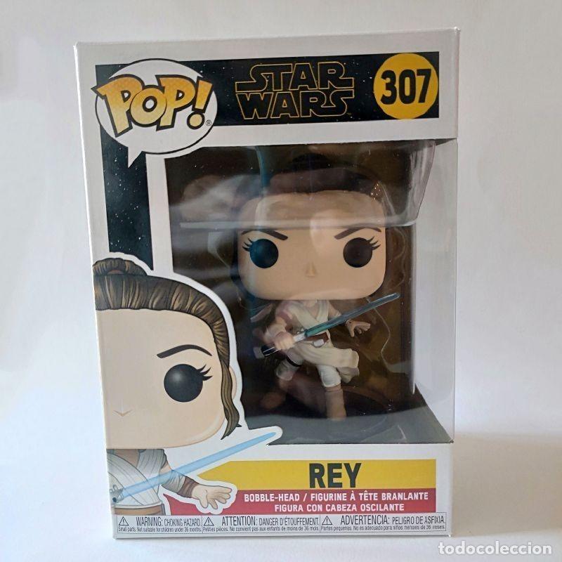 Funko Pop: JEDI REY CON SABLE AZUL. STAR WARS. Funko POP! (POP-08) - Foto 1