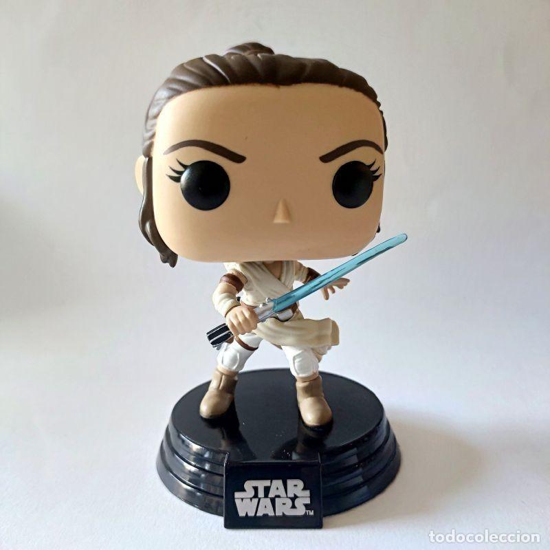 Funko Pop: JEDI REY CON SABLE AZUL. STAR WARS. Funko POP! (POP-08) - Foto 3