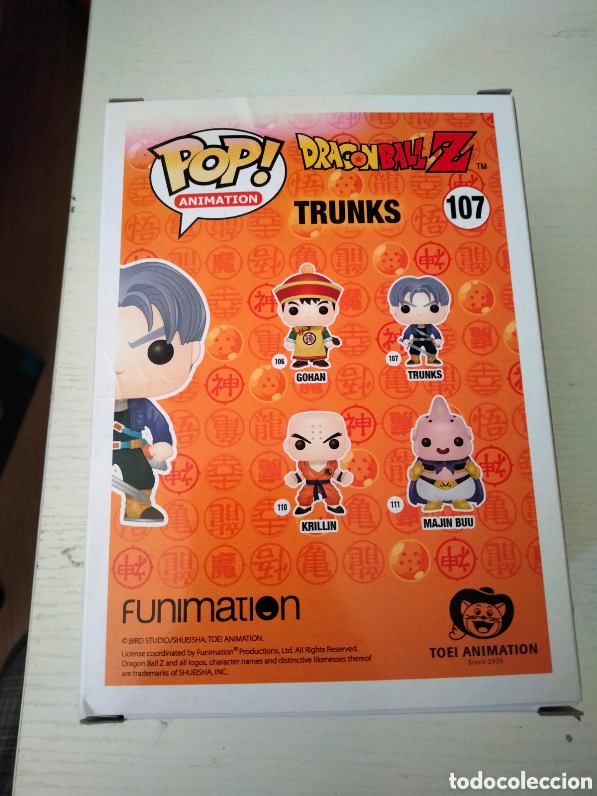 Funko Pop: Funko Pop Animation Drag&oacute;n ball Z Trunks 107 - Foto 4