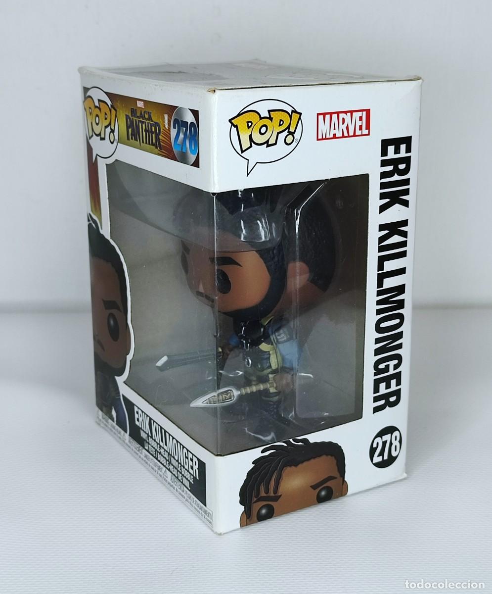 Funko Pop: Figura Funko Pop Erik Killmonger Marvel 2018 - Foto 3
