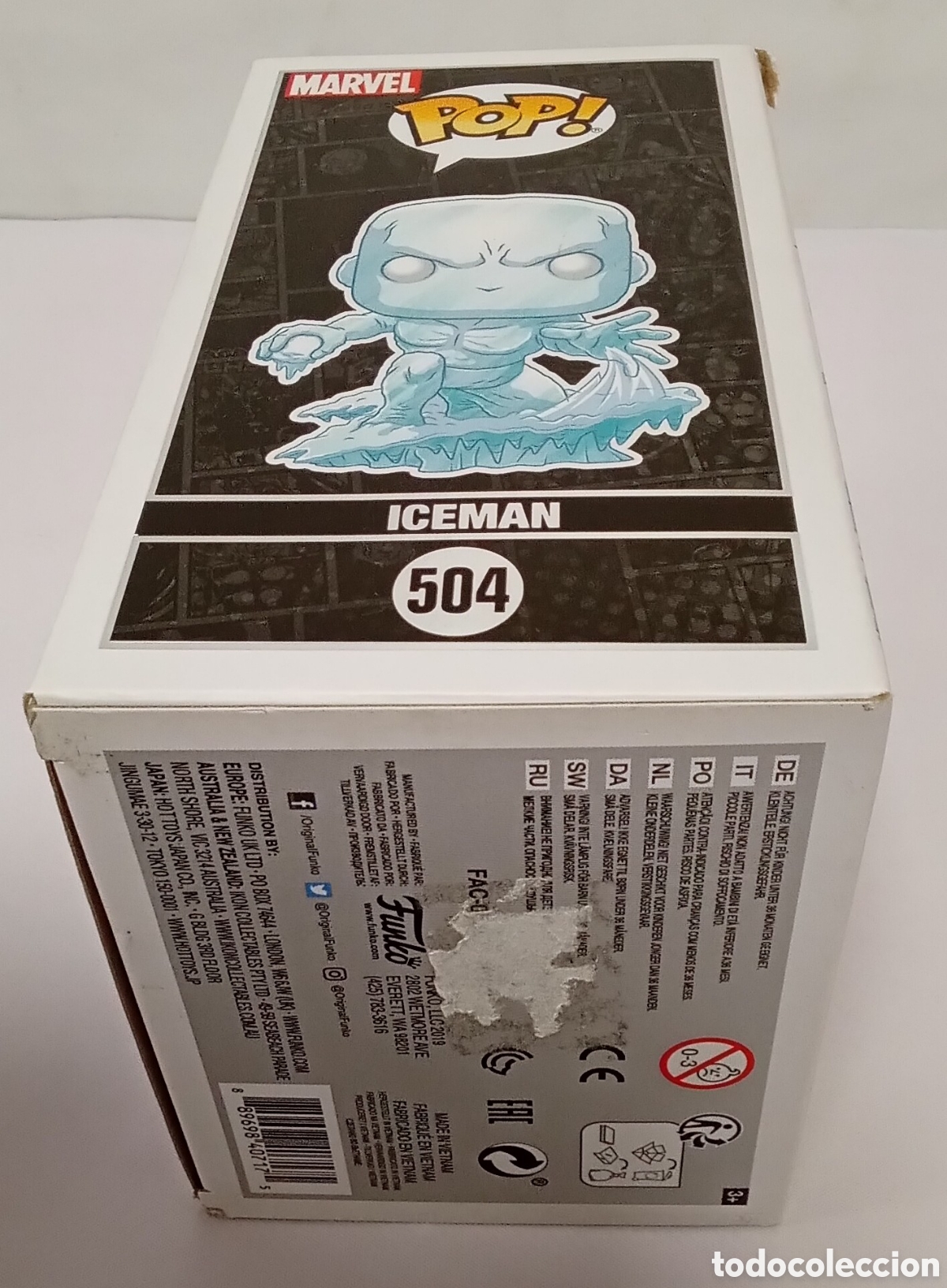 Funko Pop: Iceman Marvel 80 a&ntilde;os Funko Pop 504 - Foto 3