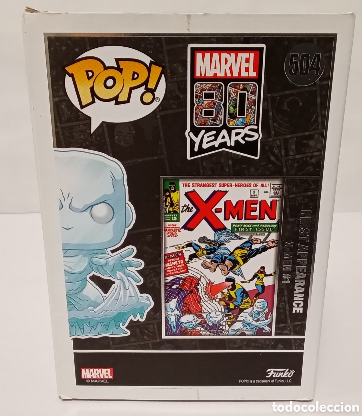 Funko Pop: Iceman Marvel 80 a&ntilde;os Funko Pop 504 - Foto 4
