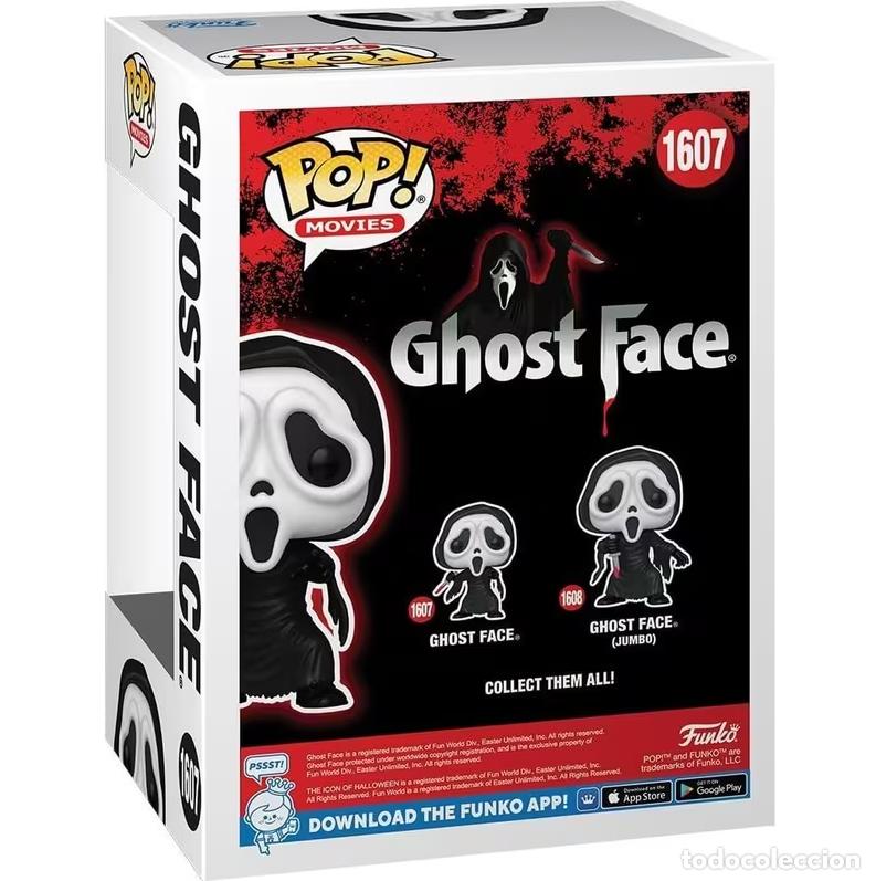 Funko Pop: Funko Pop! Movies: Ghostface - Ghostface 1607 Edicion Limitada - Foto 2