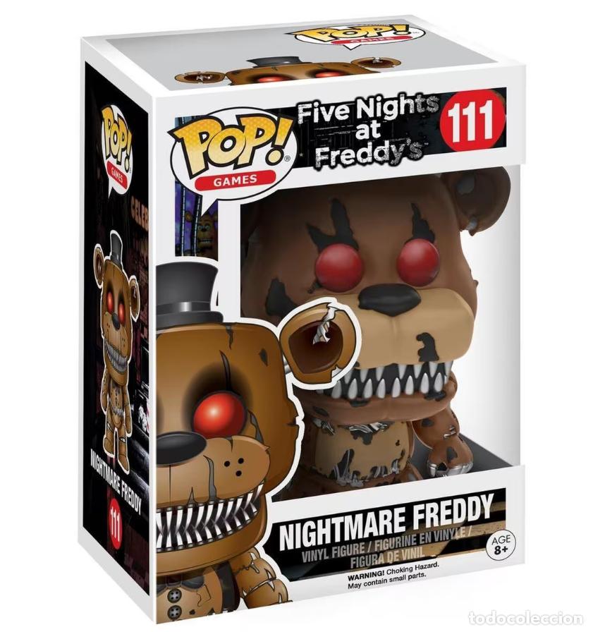 Funko Pop: Funko Pop Nightmare Freddy Five Nights At Freddys 111 - Foto 1