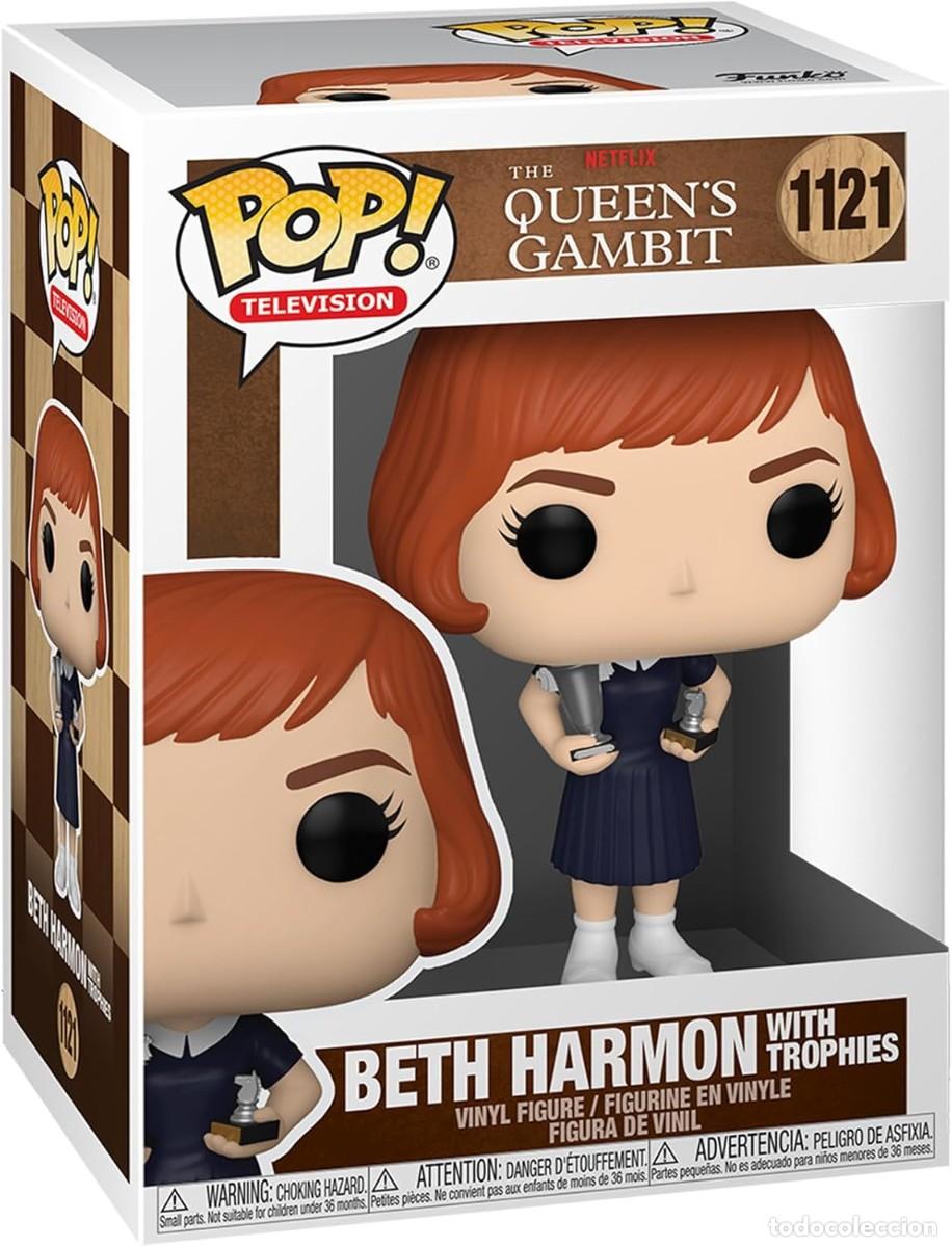 Funko Pop: Funko Pop Gambito de la Reina - Beth con Trofeos - Foto 1