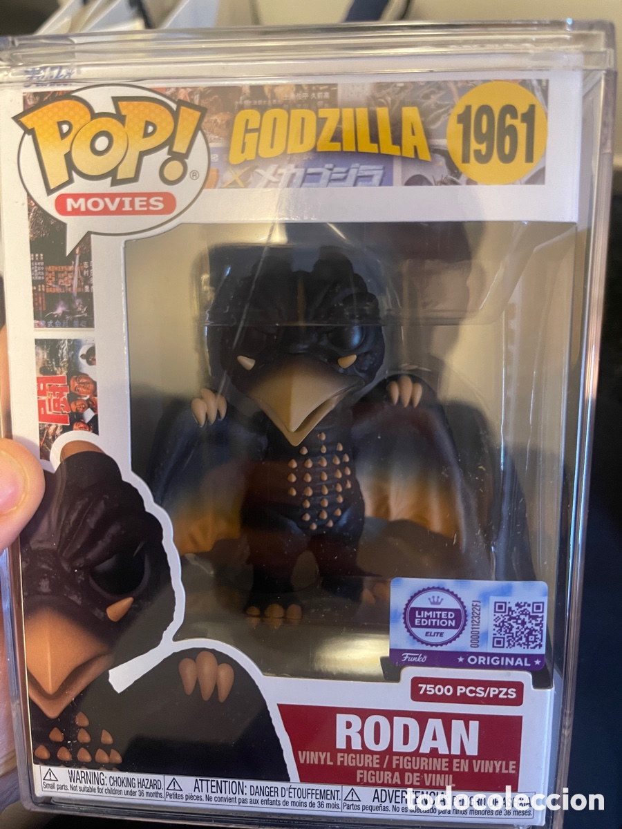 Funko Pop: Funko Pop Rodan #1961 Godzilla ELITE 7500 + Protector (Nuevo) - Foto 1