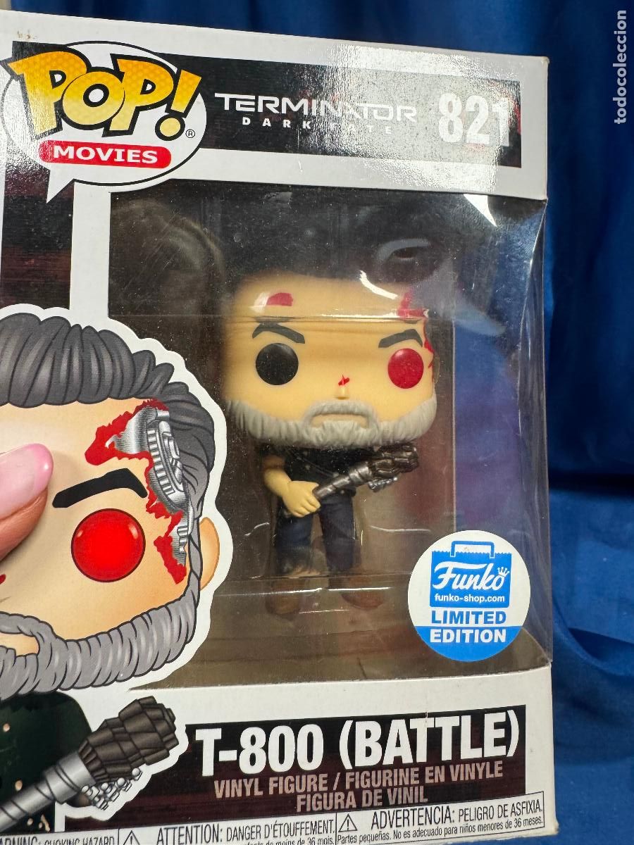 Funko Pop: FUNKO POP TERMINATOR NUM 821 T 800 BATTLE - Foto 5