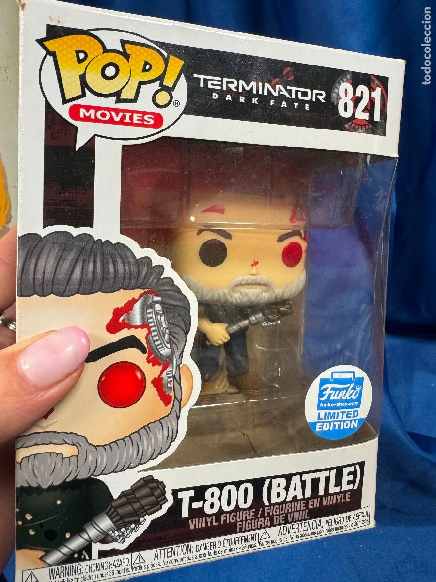 Funko Pop: FUNKO POP TERMINATOR NUM 821 T 800 BATTLE - Foto 6