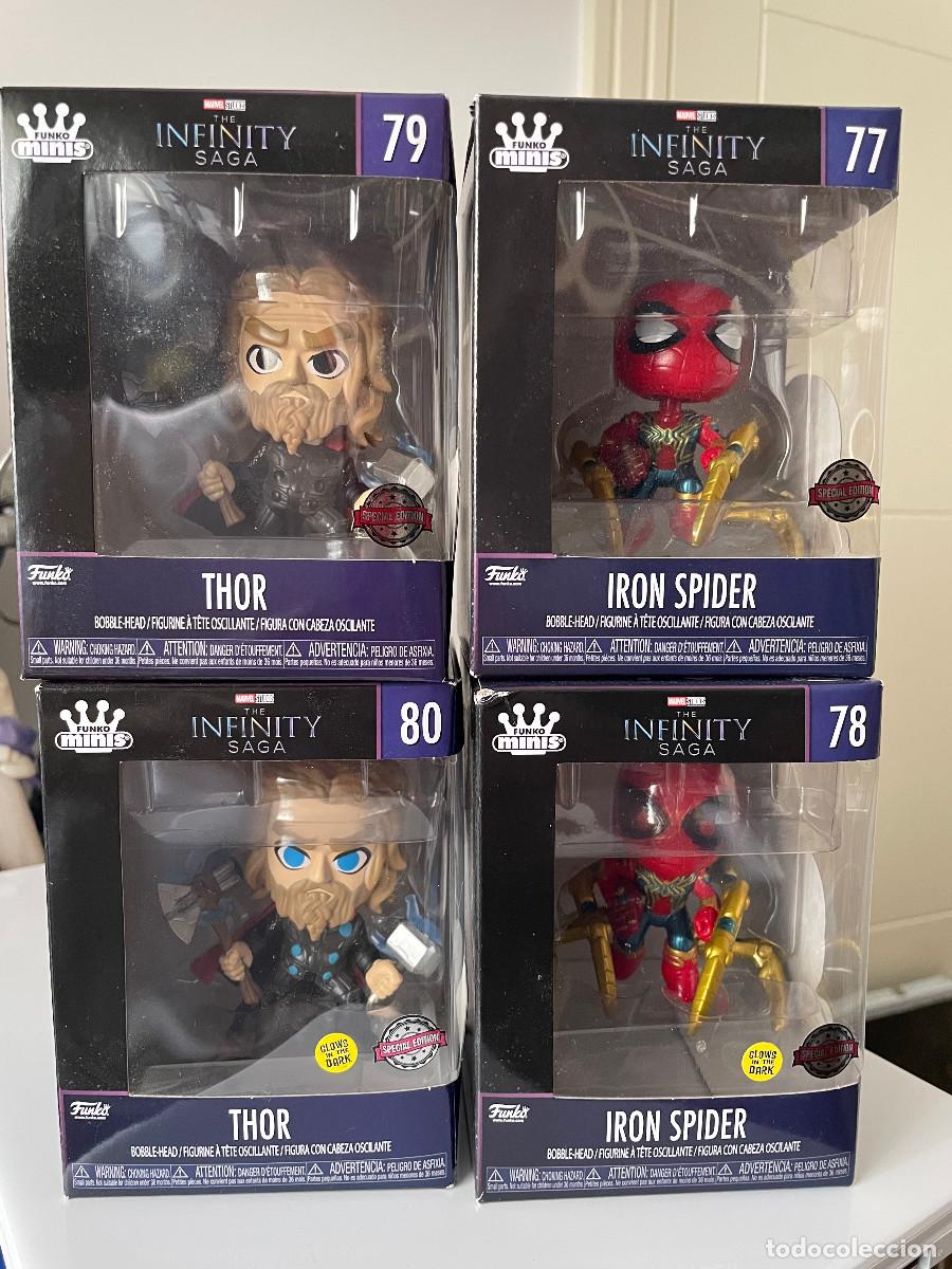 Funko Pop: Funko Minis Lote Infinity Saga: Thor y Iron Spider. Nuevos.