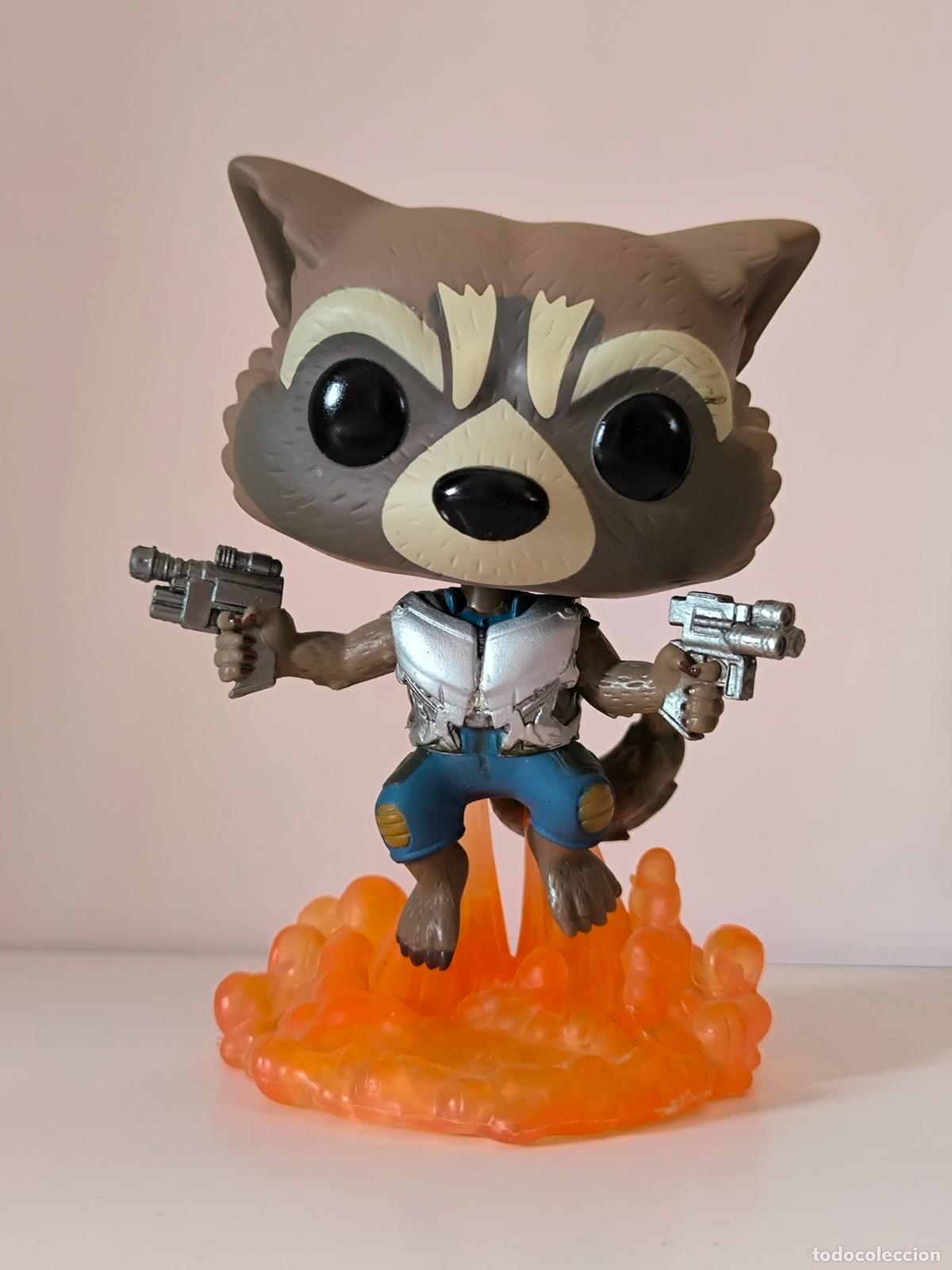 Funko Pop: FIGURA ROCKET RACOON BOBBLE HEAD - FUNKO POP N&ordm; 201 - GUARDIANS OF THE GALAXY VOL. 2 - SIN CAJA (343