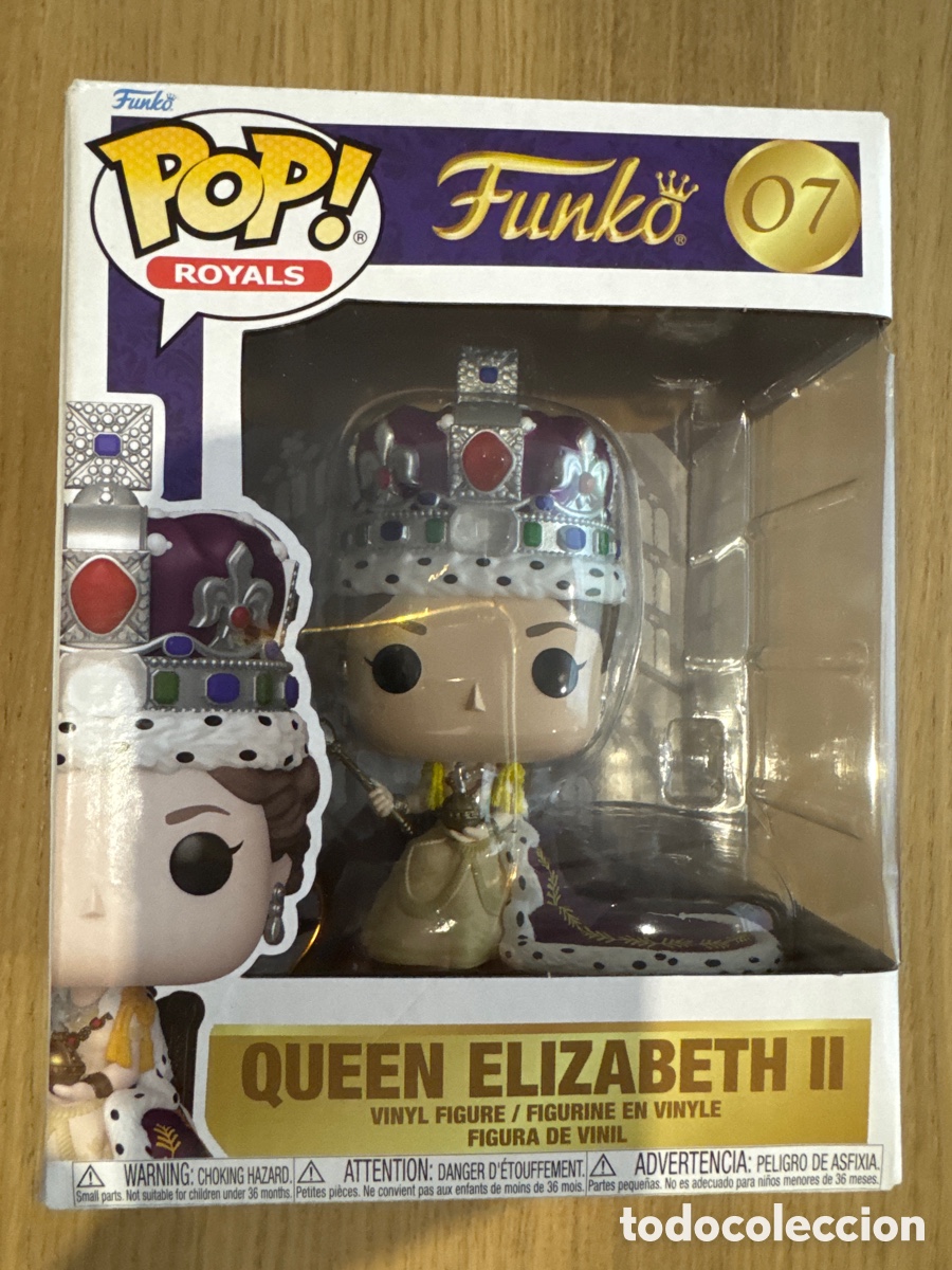 Funko Pop: Figura Queen Elizabeth II Coronation Royals POP Funko 7