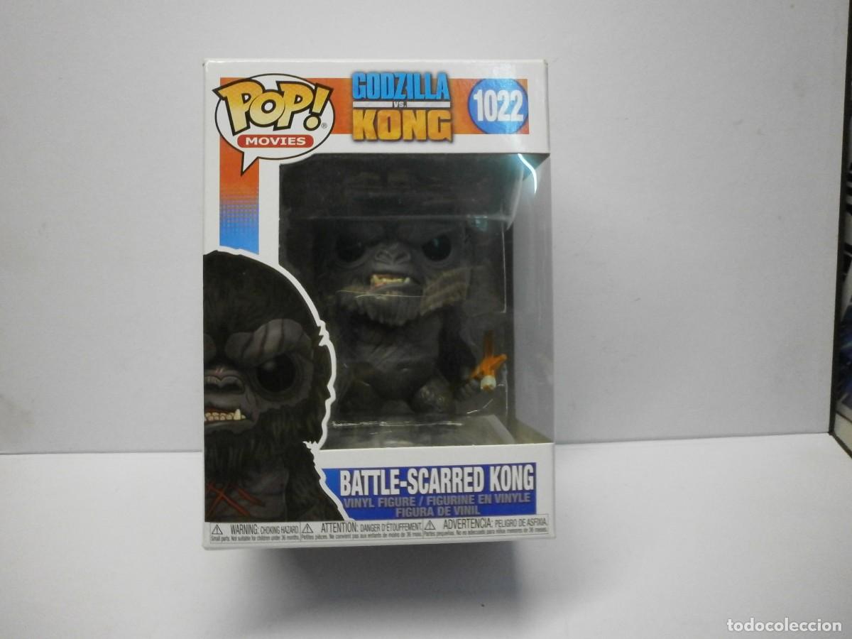 Funko Pop: funko pop 1022 movies godzilla vs kong battle scarred kong buen estado en caja