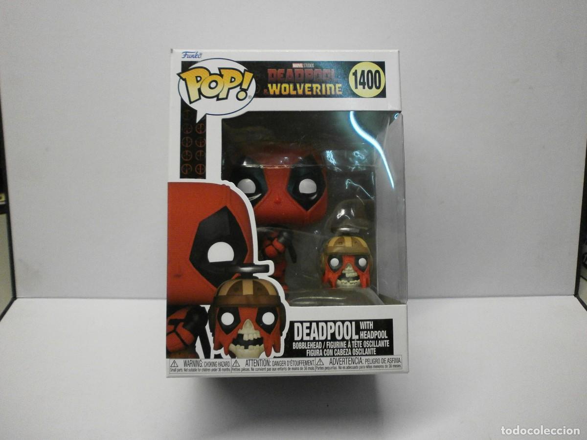 Funko Pop: funko pop 1400 marvel deadpool with headpool buen estado en caja