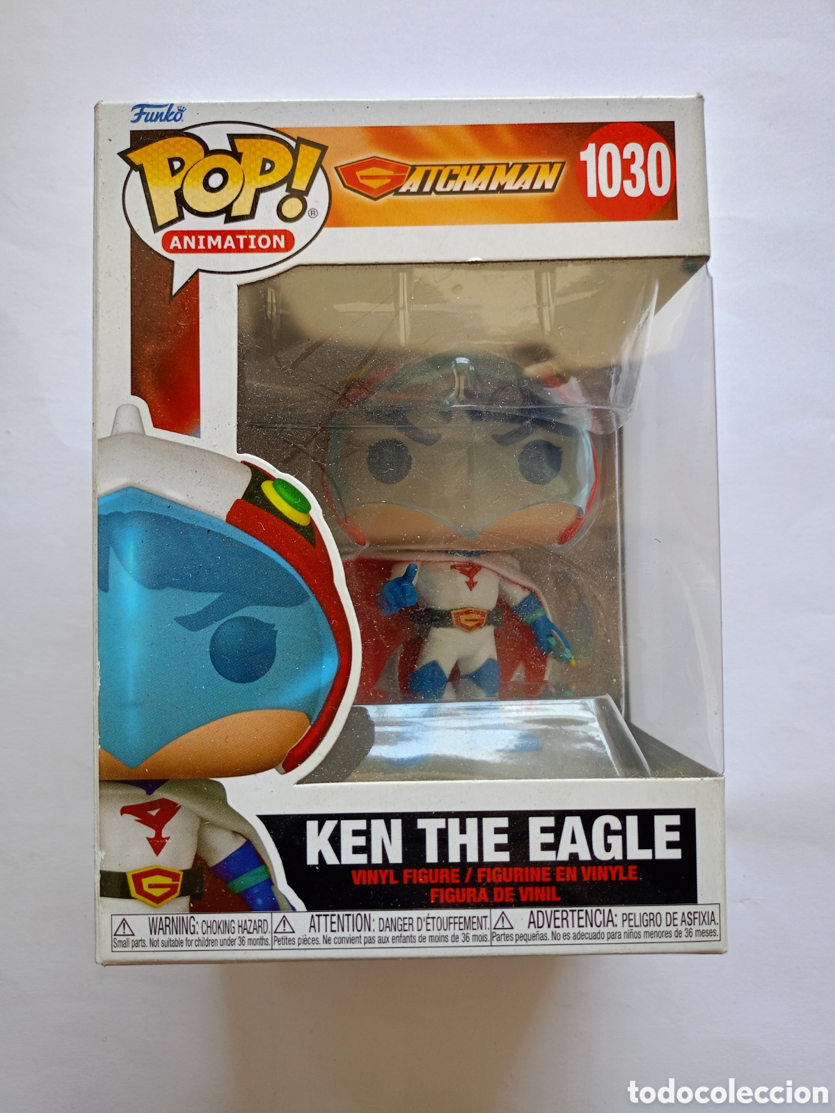 Funko Pop: Funko Pop! n&uacute;mero 1030 de la colecci&oacute;n Animation, representando a Ken The Eagle de la serie Gatchama