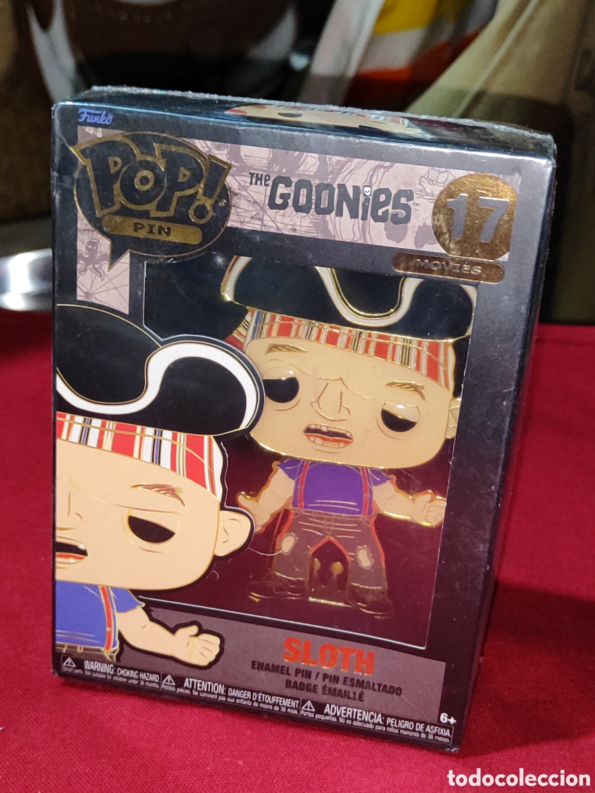 Funko Pop: Figura Sloth Los Goonies The Goonies POP PIN 17 A ESTRENAR