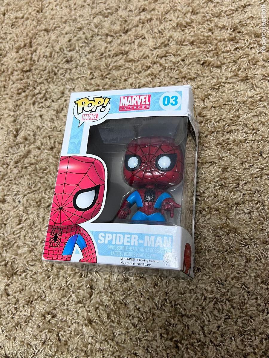 Funko Pop: FUNKO POP! SPIDER-MAN 03 MARVEL UNIVERSE VINYL BOBBLE-HEAD