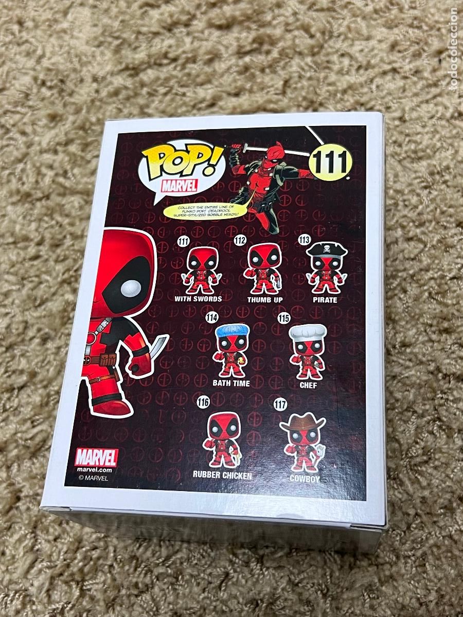 Funko Pop: FUNKO POP! DEADPOOL 111 MARVEL VINYL BOBBLE-HEAD - Foto 4