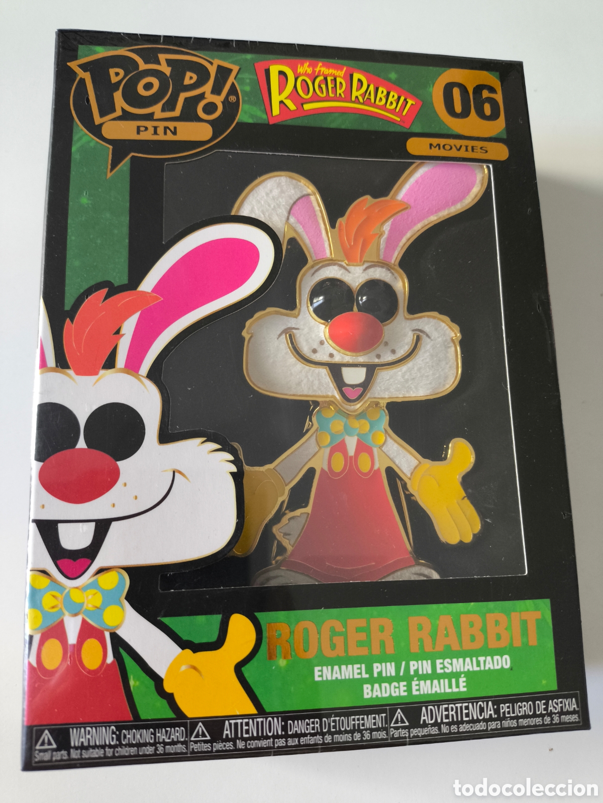 Funko Pop: Figura funko pop pin Roger rabbit precintado