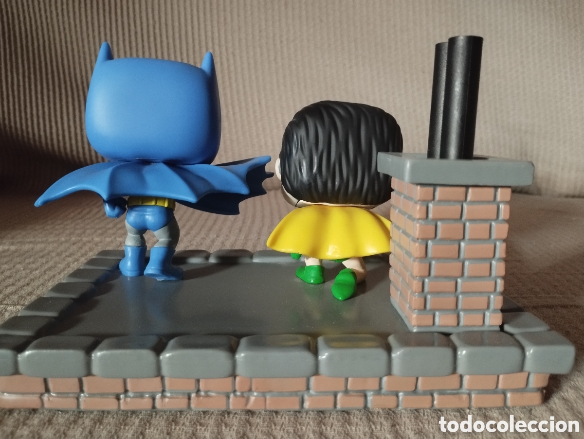 Funko Pop: FIGURA FUNKO POP! C&Oacute;MIC MOMENT BATMAN Y ROBIN - Foto 2