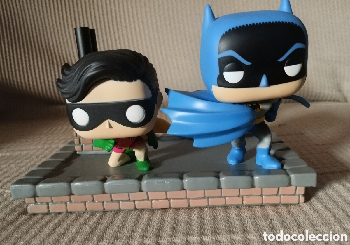 Funko Pop: FIGURA FUNKO POP! C&Oacute;MIC MOMENT BATMAN Y ROBIN
