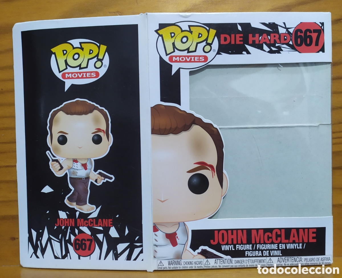 Funko Pop: Caja de Funko vac&iacute;a (S&oacute;lo caja) - Die Hard 667 Jhon McClane