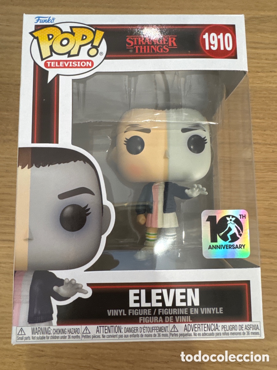 Funko Pop: Figura Eleven Split Stranger Things 10th Anniversary Funko POP 1910