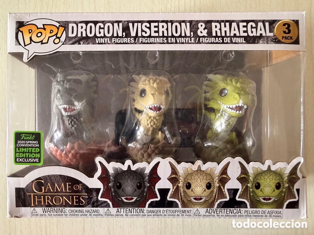Funko Pop: Funko Pop! Game of Thrones Dragones 3 Pack