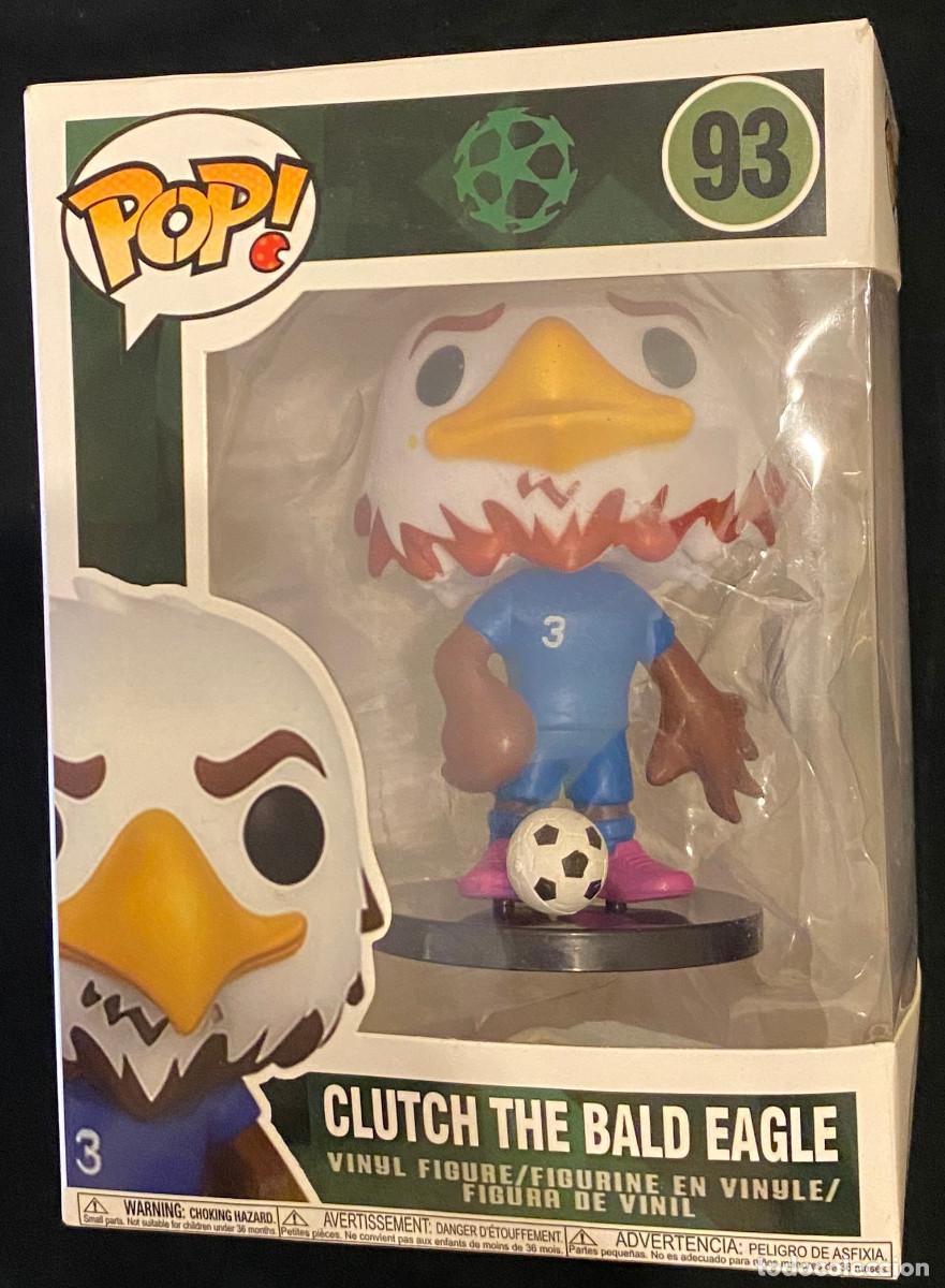 Funko Pop: Clutch the Bald Eagle, mascota de Mundial de F&uacute;tbol 2026. Figura Funko Pop. Nuevo en caja original.