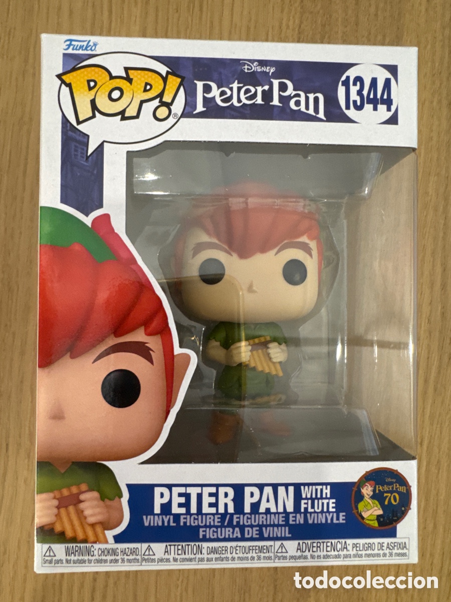 Funko Pop: Figura Peter Pan con Flauta 70 Aniversario POP Funko 1344