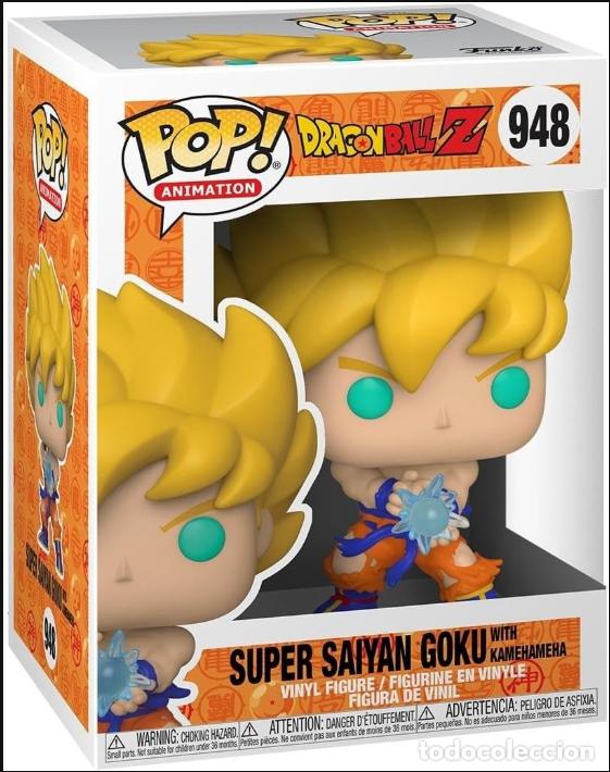 Funko Pop: Funko Pop! Animation: DBZ S9- SS Goku With Kamehameha Wave - Dragon Ball Z - Figura