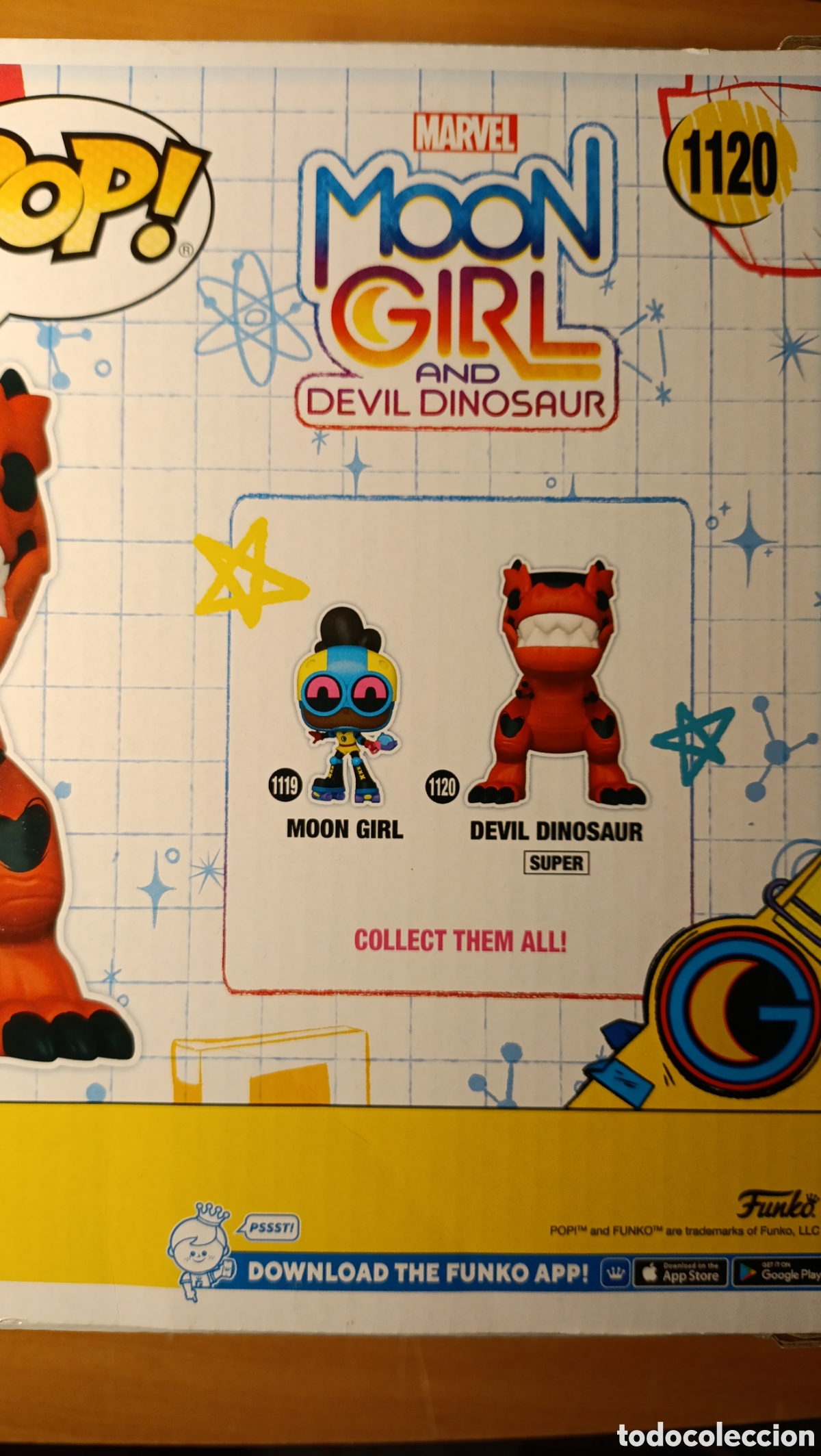 Funko Pop: Funko Pop! Super de Devil Dinosaur 1120 Marvel Moon Girl and Devil Dinosaur - Foto 4
