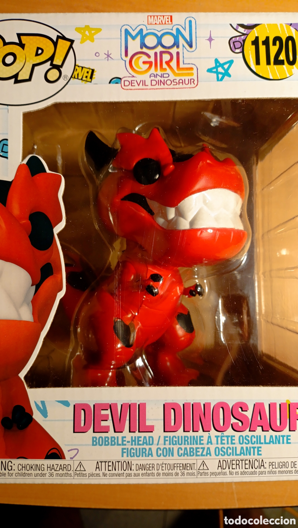 Funko Pop: Funko Pop! Super de Devil Dinosaur 1120 Marvel Moon Girl and Devil Dinosaur