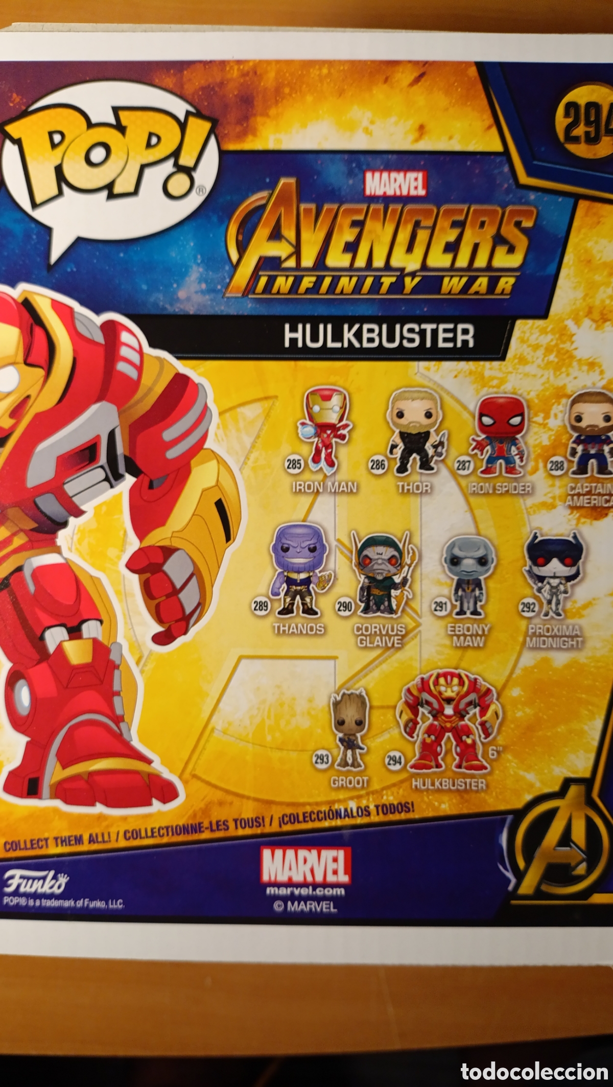 Funko Pop: Funko Pop! Hulkbuster 294 Avengers: Infinity War. - Foto 4