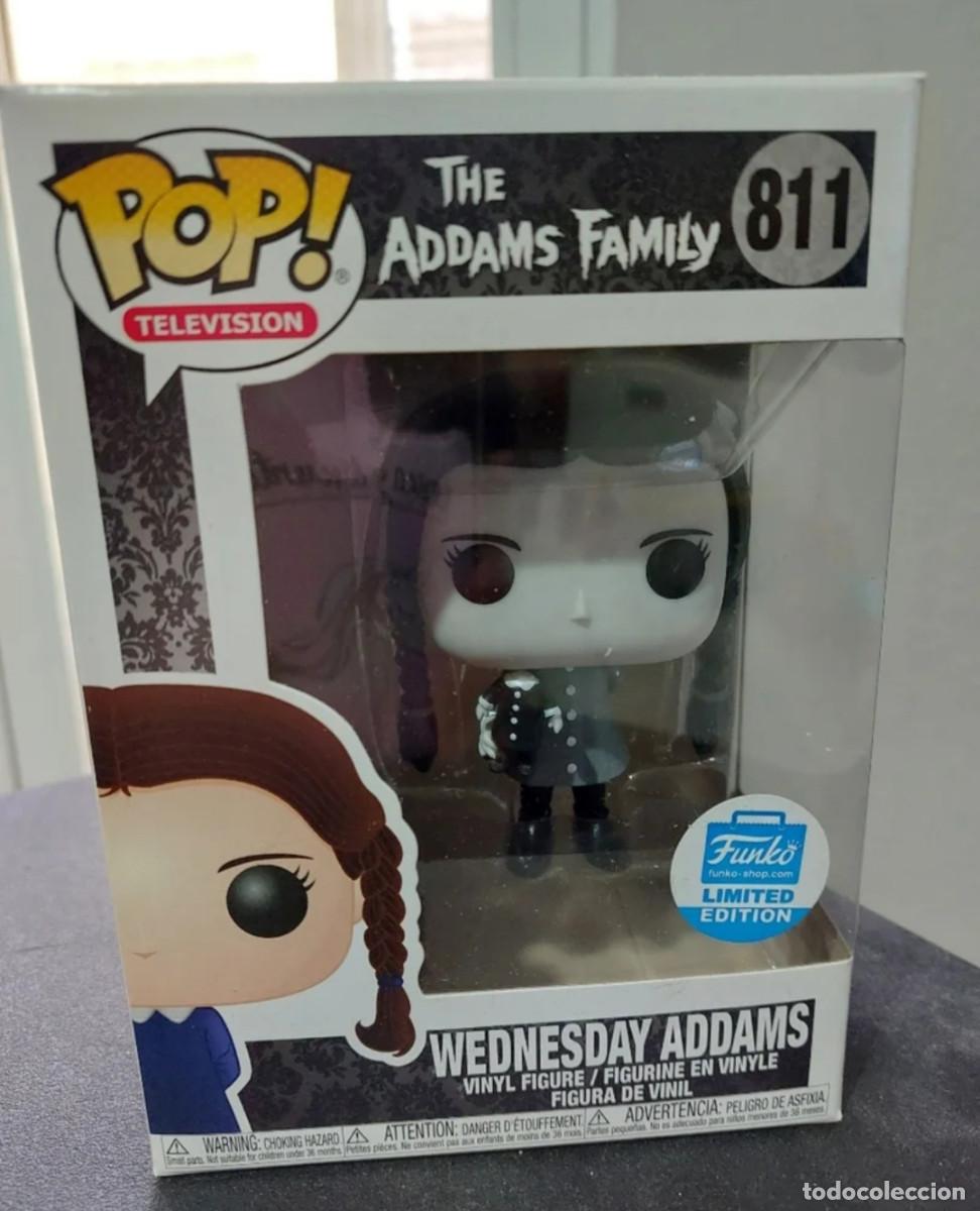 Funko Pop: Funko Pop n&uacute;mero 811. Wednesday blanco y negro. Como nuevo. Funko pop