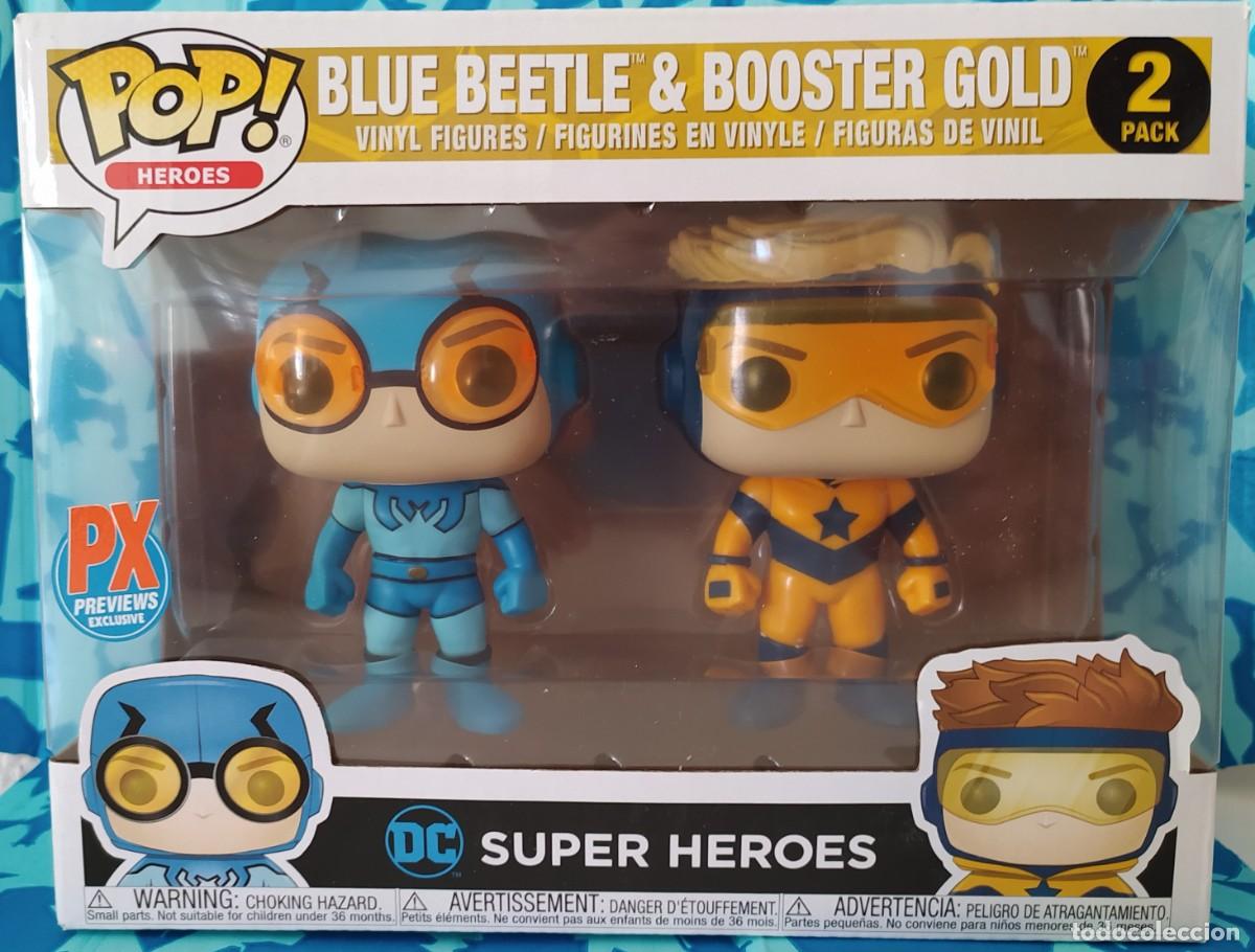 Funko Pop: Funko Pop Blue Beetle & Booster Gold 2 Pack Heroes Dc Super Heroes
