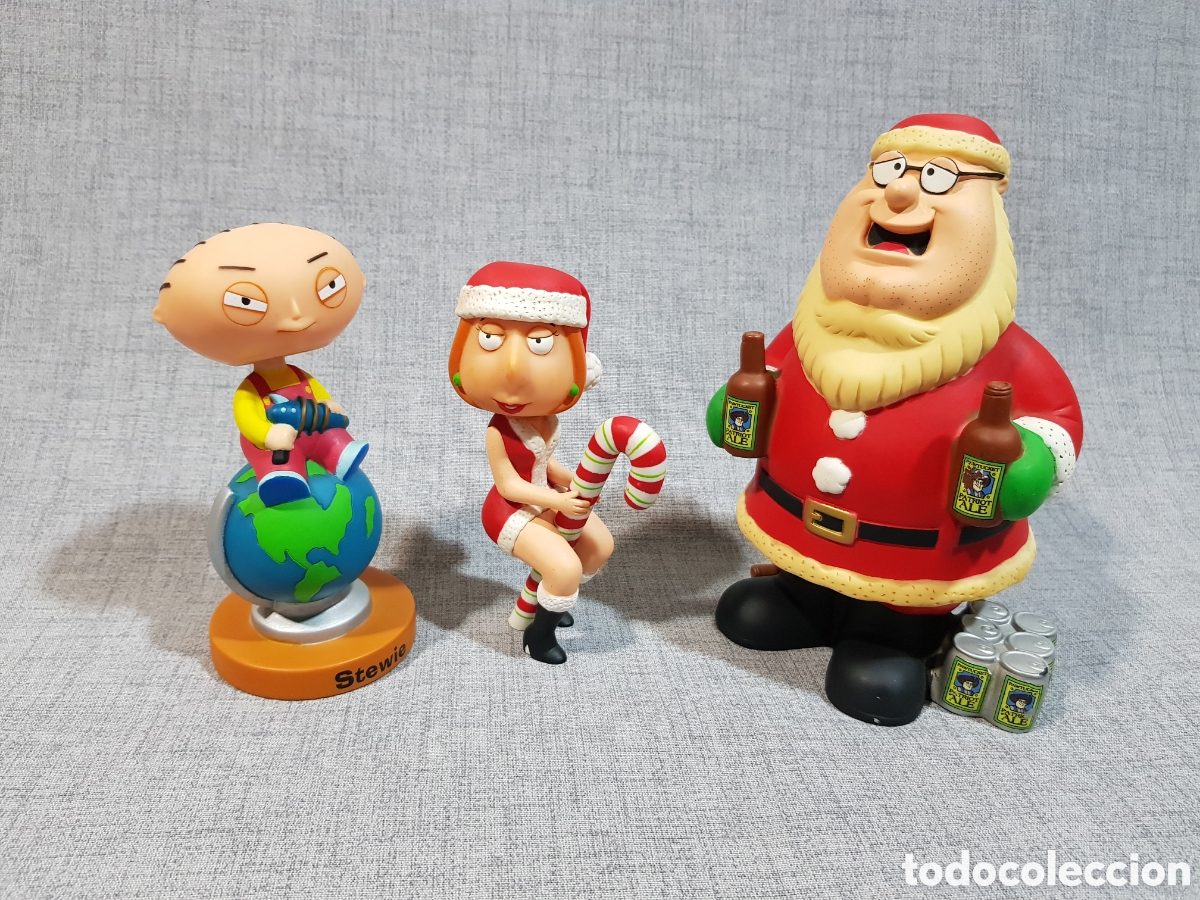 Funko Pop: FUNKO PADRE DE FAMILIA FAMILY GUY CABEZ&Oacute;N BOBBLEHEAD STEWIE, LOIS Y PETER GRIFFIN. A&Ntilde;O 2006