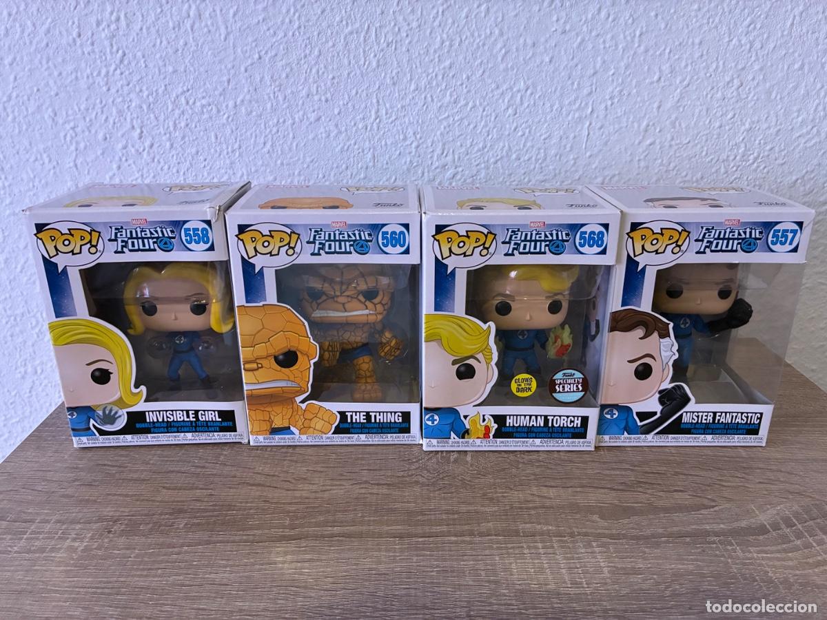 Funko Pop: Funko pop 4 fant&aacute;sticos marvel