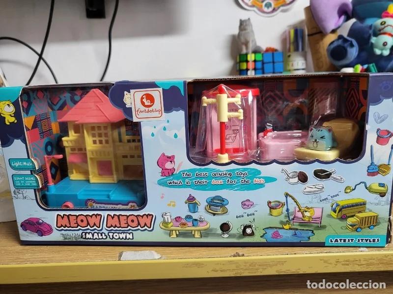 Funko Pop: Mini mascota y casa Meow Meow con luces y sonido