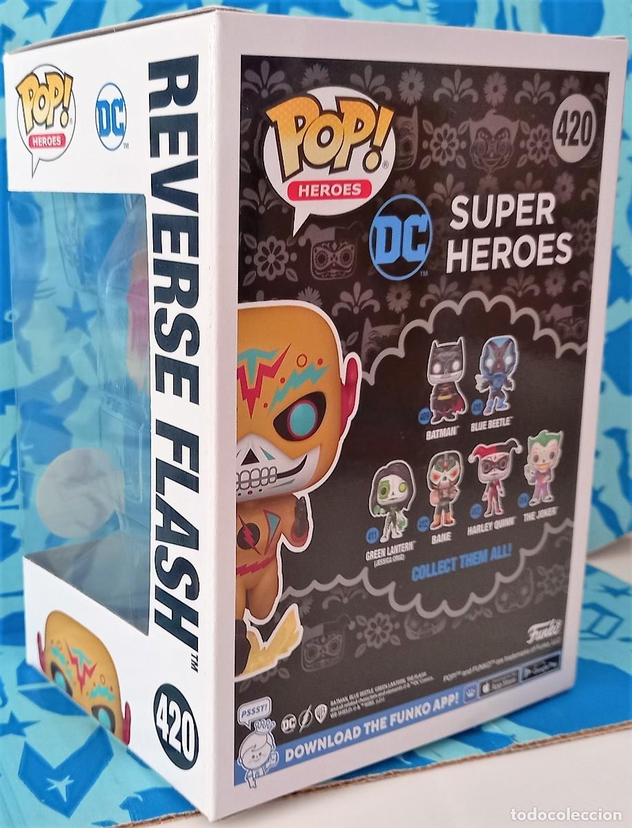 Funko Pop: Funko Pop Reverse Flash DC Super Heroes 420 Exclusive - Foto 2