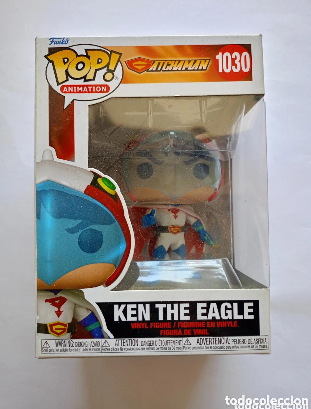 Funko Pop! número 1030 de la colección Animation, representando a Ken The Eagle de la serie Gatchama