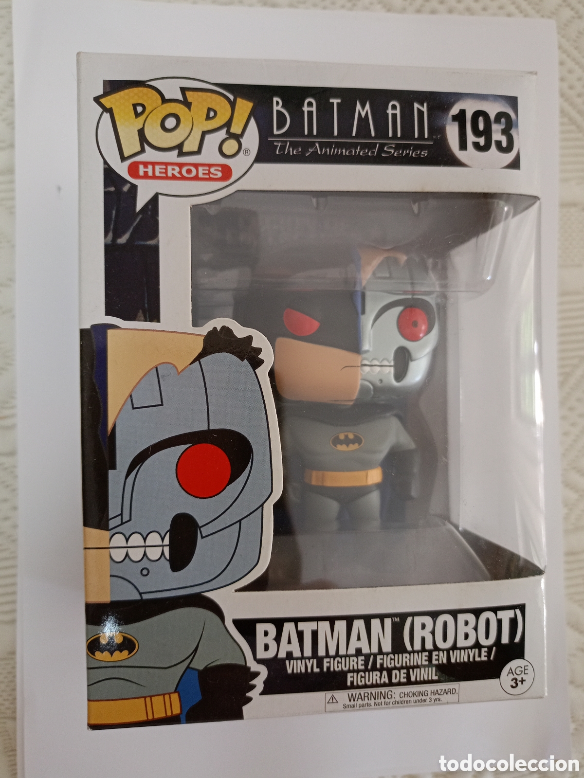 Funko Pop: Figura funko pop! Batman (robot) the animated series 193 rare dif&iacute;cil